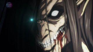 Attack on Titan S4  Eren VS Hammer Titan part 1  Mikasa Vs Hammer Titan   Eren Transformation