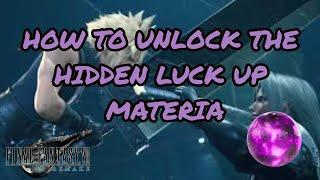 How To Unlock The Luck Up Hidden Materia - FFVII Remake