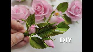 БУТОН РОЗЫ МК  DIY Beautiful Rose Buds