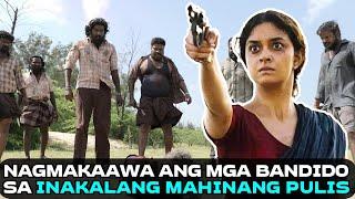 Mga Bandido Iyak Sa Inakala Nilang Mahina Na Babaeng Pulis  Saani Kaahidyam Movie Recap Tagalog