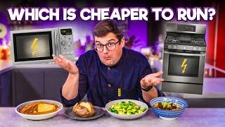 Is a microwave cheaper to run than an oven? Is the food comparible?