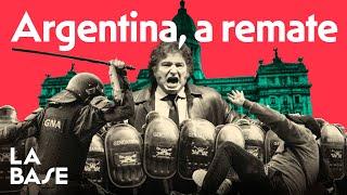 La Base 4x155  Argentina aprueba subastar el país entre protestas y represión