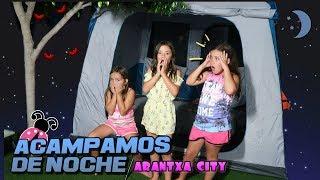 Acampamos de noche en el jardin de mi casa con mis amigas  Videos de Arantxa