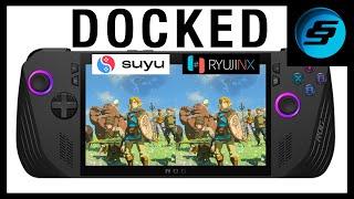 Ryujinx vs Suyu Docked Mode Switch Emulator  The Legend of Zelda Tears of the Kingdom  ROG Ally X