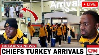 DONT MISS TO WATCH KAIZER CHIEFS ARRIVALS AT TURKEY FOR PRE-SEASON & NABI JOIN SQUAD TOMORROW.