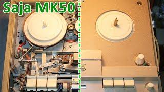 Saja MK50 Tonbandgerät mit neuem alten Tonkopf