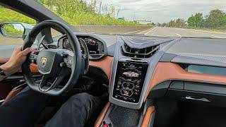 NEW 2025 Lamborghini Revuelto POV DRIVE +V12 Sound & RACE START Interior Exterior 4K