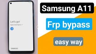 Samsung A11 Frp BypassGoogle Account Unlock Android 10 Q  Samsung A11 Frp Unlock New Security 2023