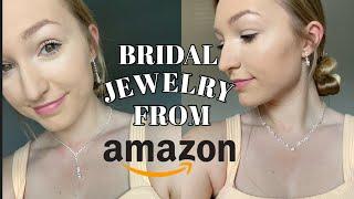 I tried BRIDAL JEWELRY from AMAZON *try-on*