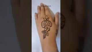 Beautiful flowers mehndi design for beginners #begginersmehndi #trending #mehndi #shorts #art