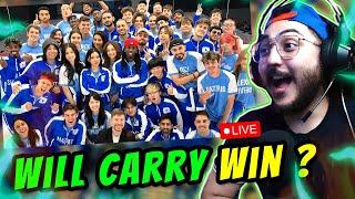 CARRYMINATI IN ​​MrBeast 50 YouTubers $1000000 Challenge Around The World  Reaction