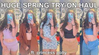 HUGE SPRING TRY-ON HAUL 2022 super cuter trendy clothes ft. princess polly