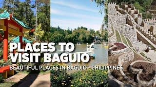 Popular PLACES to Visit in Baguio Philippines  Baguio City Attractions