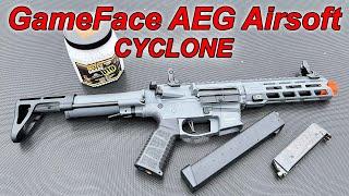 BEST BUDGET ELECTRIC AIRSOFT? Game Face GFCR Cyclone AEG FullSemi-Auto Rifle REVIEW #airsoft