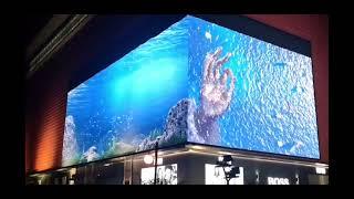 3D Immersive Outdoor LED Display  3D LED Screen For Advertising