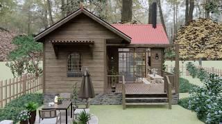 Fall in Love With 7x9m - Small House with 2 Bedrooms  Exploring Tiny House