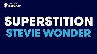 Superstition - Stevie Wonder  KARAOKE WITH LYRICS