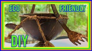 Waste coconut shell craft ideas #shorts #craft #diy #ideas #bestoutofwaste #ecofriendly  # Igor PHL