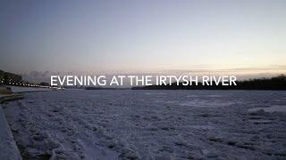 Evening at the Irtysh river