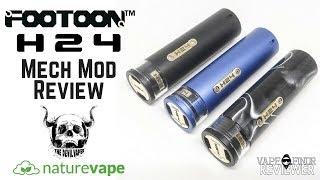 Footoon H24 Mech Mod Review - The Black Marble Version