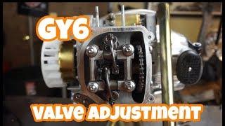 GY6 valve adjustment HOW TO