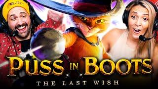 PUSS IN BOOTS THE LAST WISH MOVIE REACTION First Time Watching Full Movie Review  Shrek