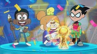 Toon Cup 2019 - Craig of the Creek team and Robin Cartoon Network Games