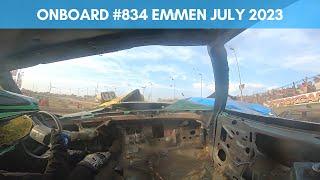 Onboard #834 Jan van Osch - Unlimited Bangers Teamrace Speedway Emmen 8-7-2023