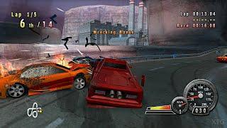 Crash N Burn - All Cars List PS2 Gameplay HD PCSX2 v1.7.0