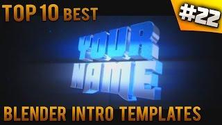 TOP 10 BEST Blender intro templates #22 Free download