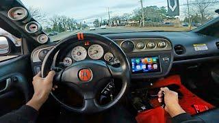 POV Drive 800HP AWD 2002 Acura RSX Type-S  LOUD Turbo  Straight Piped  Cold Start  3D Audio