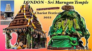 LONDON Murugan Temple - Chariot Festival 2022  East Ham  London #ashamylifeinlondon