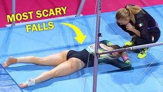 Most SCARY Falls in Gymnastics 