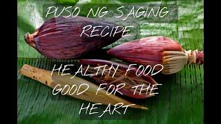 KINILAW NA PUSO NG SAGING AT TALONG WITH GATA SIMPLE RECIPE NG PUSO NG SAGING  MASUSTANSYA AT MURA