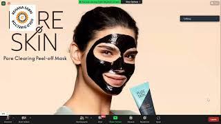 Oriflame PURE SKIN Pore Clearing Charcoal Peel-off Mask 42881 Flawless Skin No more Black Heads