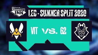VIT vs  G2  LEC Summer Split 2020 -  Day 3 GER