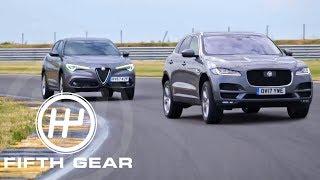 Fifth Gear Shoot Out Jaguar F-Pace Vs Alfa Romeo Stelvio