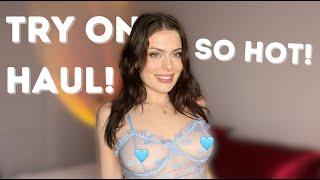 Transparent Try on Haul with babymohoney  Hot Bedroom Lingerie