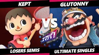 Sumapa 136 LOSERS SEMIS - kept Villager Vs. Glutonny Wario Smash Ultimate - SSBU