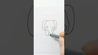 cute elephant #art #lapiz #dibujosart #howtodraw #draw