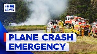Light plane crashes near Canberra  9 News Australia