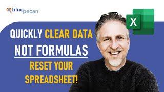 How to Quickly Clear Data But Not Your Formulas in Excel  Reset Your Spreadsheet