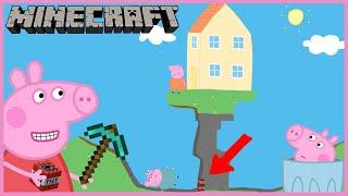 Peppa Pig Plays Minecraft in Real Life. All parts. Complete
