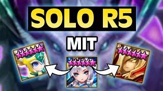 NEUES SOLO RAID 5 TEAM MIT KATARINA BALEYGR UND SHIZUKA GUIDE - Summoners War Deutsch