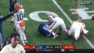 FlightReacts To Cleveland Browns vs. Indianapolis Colts  2023 Week 7 Game Highlights