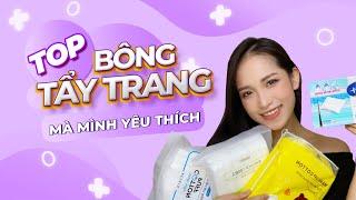 Top5 Bông tẩy Trang Đáng Dùng Nhất Giúp Tẩy Da Chết  Loại Bỏ Mụn Đầu Đen.