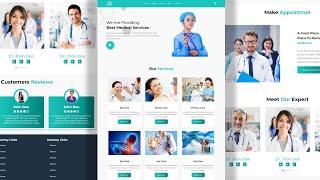 how to Create online hospital website using html css  Hospital website