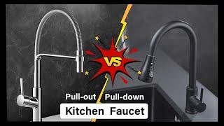 China Faucet Manufacturer  Pull down VS Pull out kitchen faucet  Contact Us