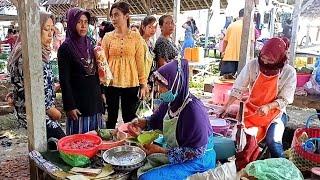 surganya kuliner desapasar tradisional paling rame di desa Panggungrejo