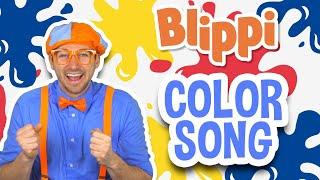 Blippi  Color Song + MORE   Learn with Blippi  Song for Kids   Educational Videos for Kids
